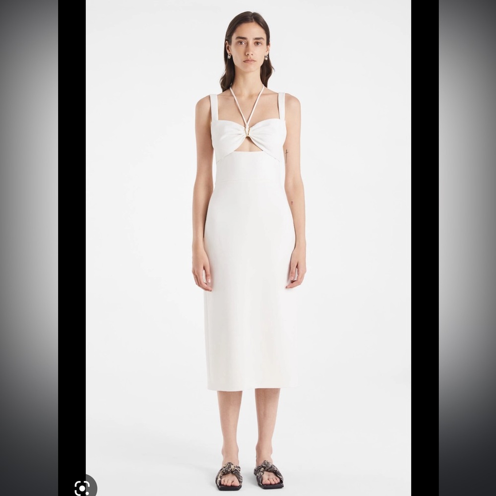 Dion Lee Ivory Single Link Cady Dress NWT